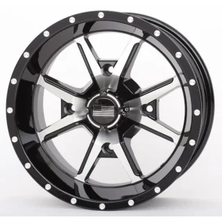 Terache Aztex XL 28x9-14 (8ply) Tires on Frontline 556 Machined Wheels